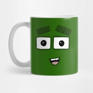 Number Block 4 Face Design Mug